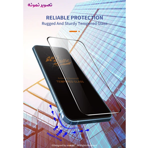 خرید گلس شیشه ای iPhone 16 Pro مارک Mietubl مدل Anti-Static Dustproof خرید گلس شیشه ای iPhone 16 Pro مارک Mietubl مدل Anti-Static Dustproof