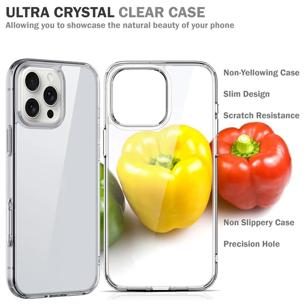 خرید کریستال کاور شفاف iPhone 16 Pro