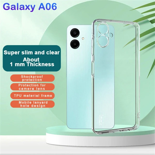 خرید کریستال کاور تمام شفاف Samsung Galaxy A06