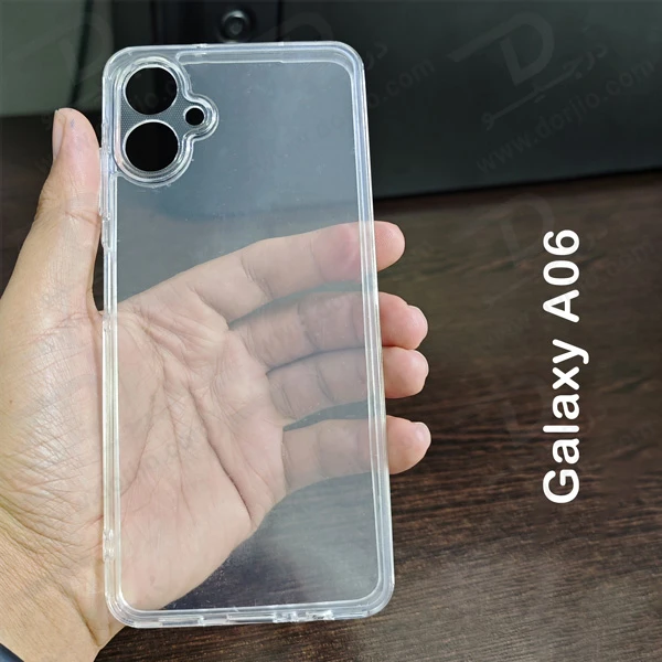 خرید کریستال کاور تمام شفاف Samsung Galaxy A06
