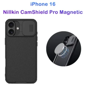 گارد ضد ضربه مگ سیف iPhone 16 مارک نیلکین مدل Camshield Pro Magnetic