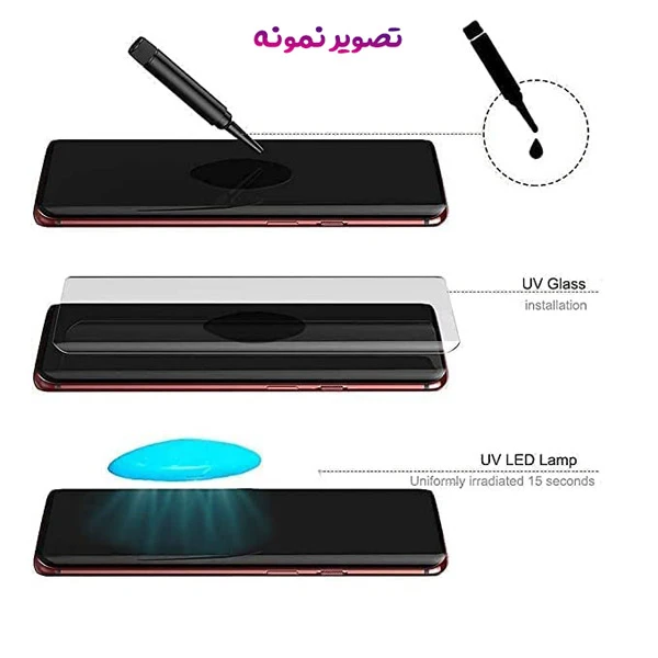 خرید گلس UV تمام شفاف تمام صفحه Xiaomi Redmi NOTE 14 PRO PLUS