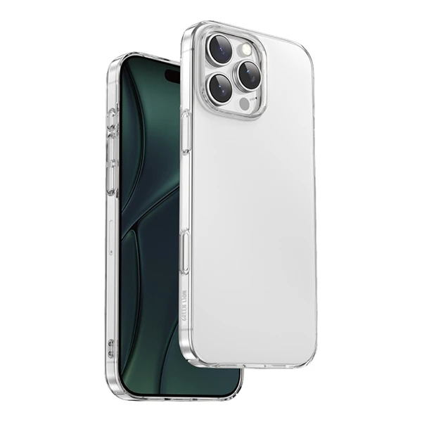 خرید قاب Delgado PC تمام شفاف iPhone 16 Pro Max مارک Green Lion