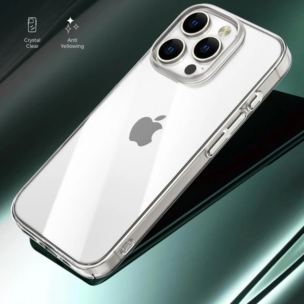 خرید قاب Delgado PC تمام شفاف iPhone 16 Pro Max مارک Green Lion