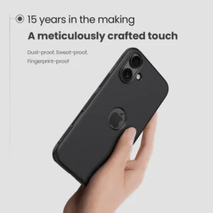 قاب ضد ضربه حفره لوگو iPhone 16 مارک نیلکین مدل Super Frosted Shield Pro With LOGO cutout