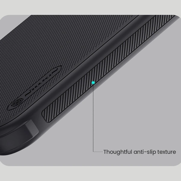 قاب ضد ضربه حفره لوگو iPhone 16 مارک نیلکین مدل Super Frosted Shield Pro With LOGO cutout