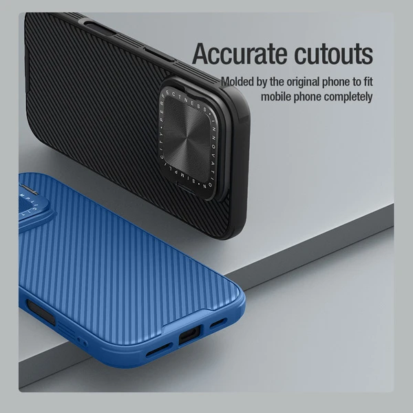 خرید قاب ضد ضربه مگنتی کمرا استند iPhone 16 Pro مارک نیلکین مدل Camshield Prop Magnetic