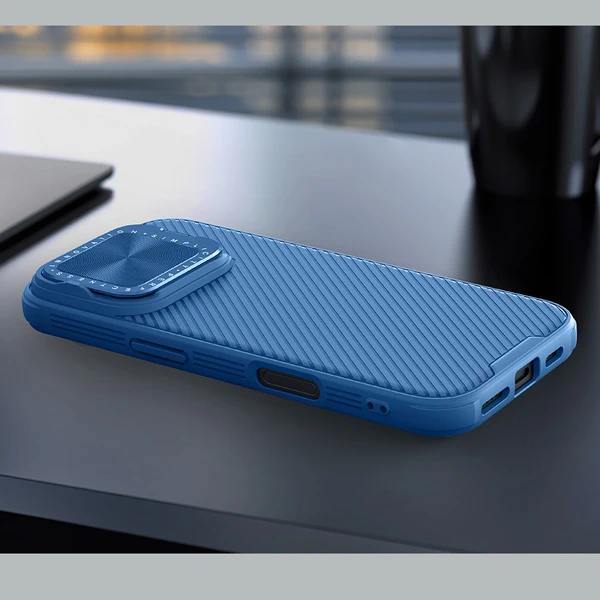 خرید قاب ضد ضربه مگنتی کمرا استند iPhone 16 Pro مارک نیلکین مدل Camshield Prop Magnetic