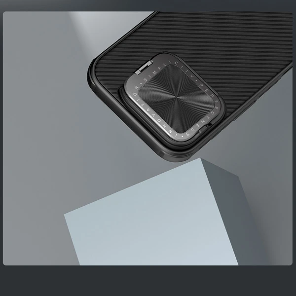 خرید قاب ضد ضربه کمرا استند iPhone 16 Pro Max مارک نیلکین مدل Camshield Prop