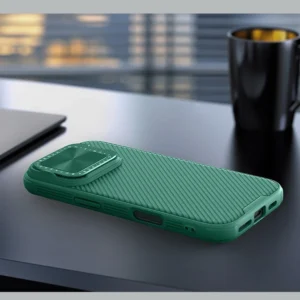 خرید قاب ضد ضربه کمرا استند iPhone 16 Pro مارک نیلکین مدل Camshield Prop