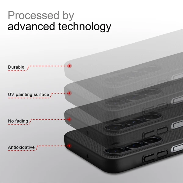 خرید قاب محافظ Samsung Galaxy A16 5G مارک نیلکین مدل Super Frosted Shield