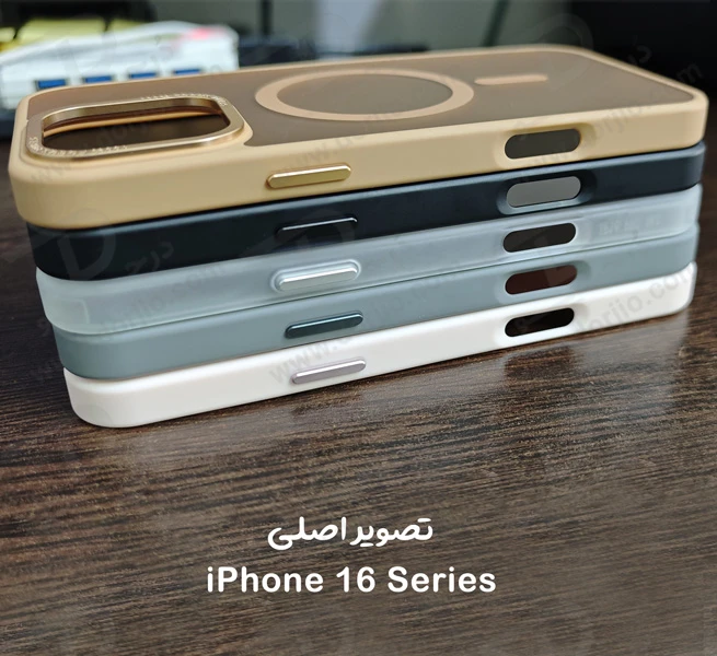 خرید پلکسی کاور پشت مات مگ سیف iPhone 16 Pro Max