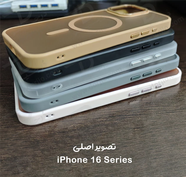 خرید پلکسی کاور پشت مات مگ سیف iPhone 16 Pro Max