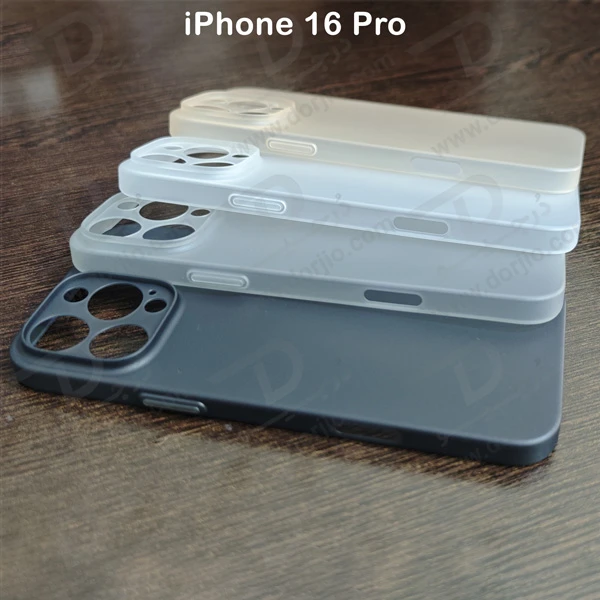 خرید کاور کریستالی مات iPhone 16 Pro سری Matte Slim Fit