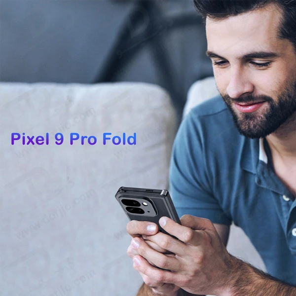 خرید کریستال شیلد شفاف Google Pixel 9 Pro Fold مارک XUNDD سری Beatle