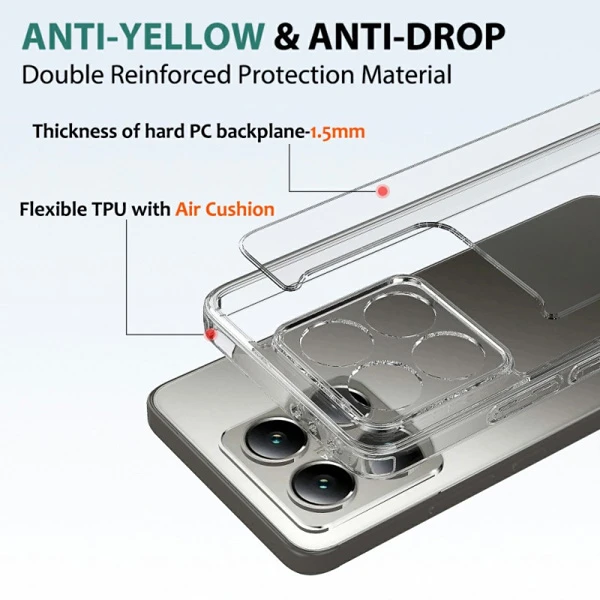 خرید کریستال کاور تمام شفاف Xiaomi 14T