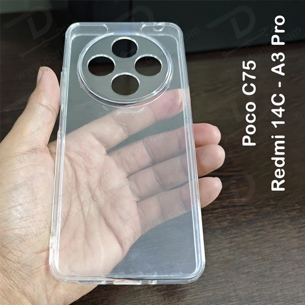 خرید کریستال کاور تمام شفاف Xiaomi Poco C75