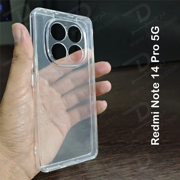 خرید کریستال کاور تمام شفاف Xiaomi Redmi Note 14 Pro