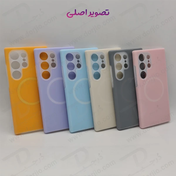 خرید گارد سیلیکون دو لایه مگ سیف اورجینال Samsung Galaxy S24 Ultra