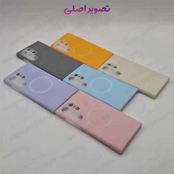 خرید گارد سیلیکون دو لایه مگ سیف اورجینال Samsung Galaxy S24 Ultra