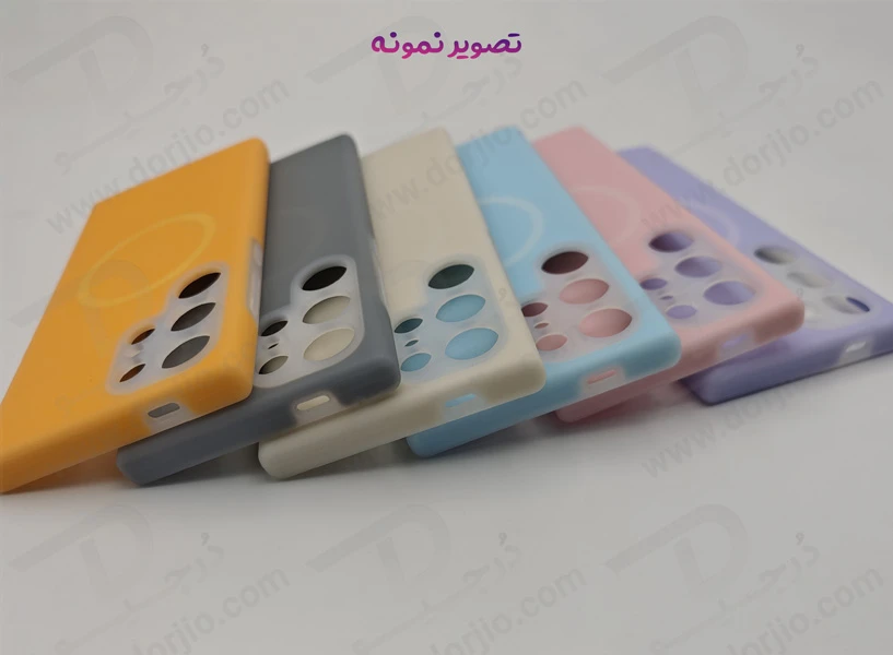 خرید گارد سیلیکون دو لایه مگ سیف اورجینال Samsung Galaxy S24 Ultra