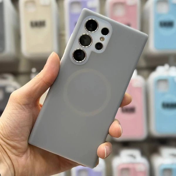 خرید گارد سیلیکون دو لایه مگ سیف اورجینال Samsung Galaxy S24 Ultra