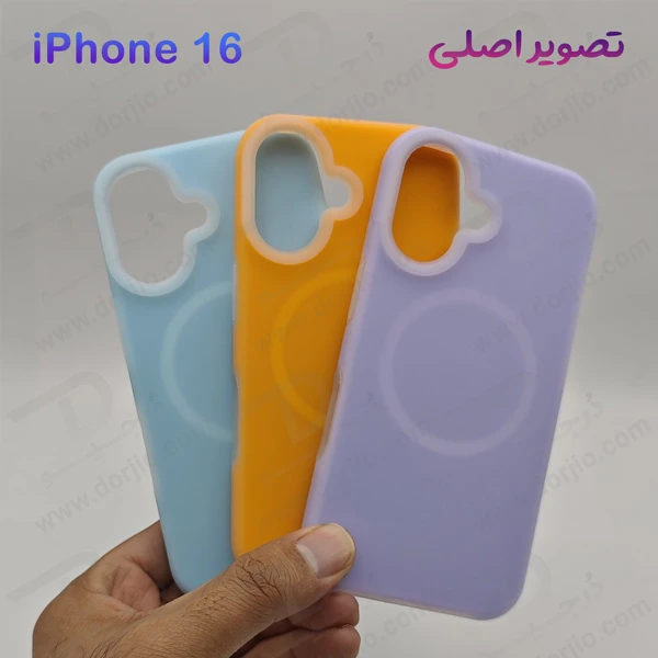 خرید گارد سیلیکونی دو لایه مگ سیف اورجینال iPhone 16