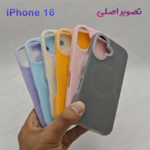 خرید گارد سیلیکونی دو لایه مگ سیف اورجینال iPhone 16 -Dorjio