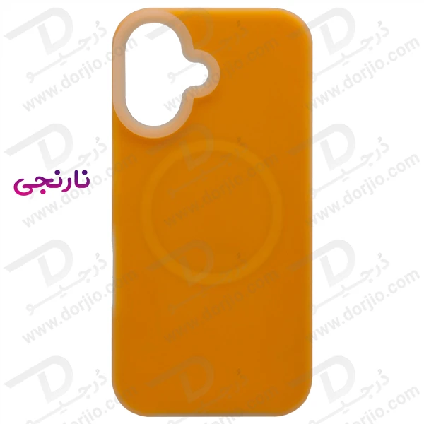 خرید گارد سیلیکونی دو لایه مگ سیف اورجینال iPhone 16 -Dorjio
