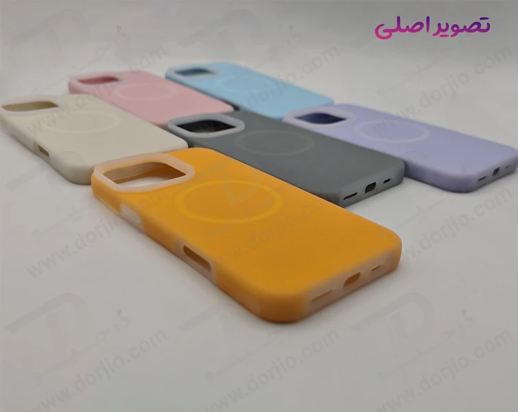 خرید گارد سیلیکونی دو لایه مگ سیف اورجینال iPhone 16 Pro