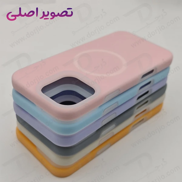 خرید گارد سیلیکونی دو لایه مگ سیف اورجینال iPhone 16 Pro