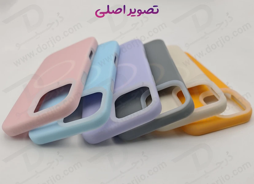 خرید گارد سیلیکونی دو لایه مگ سیف اورجینال iPhone 16 Pro