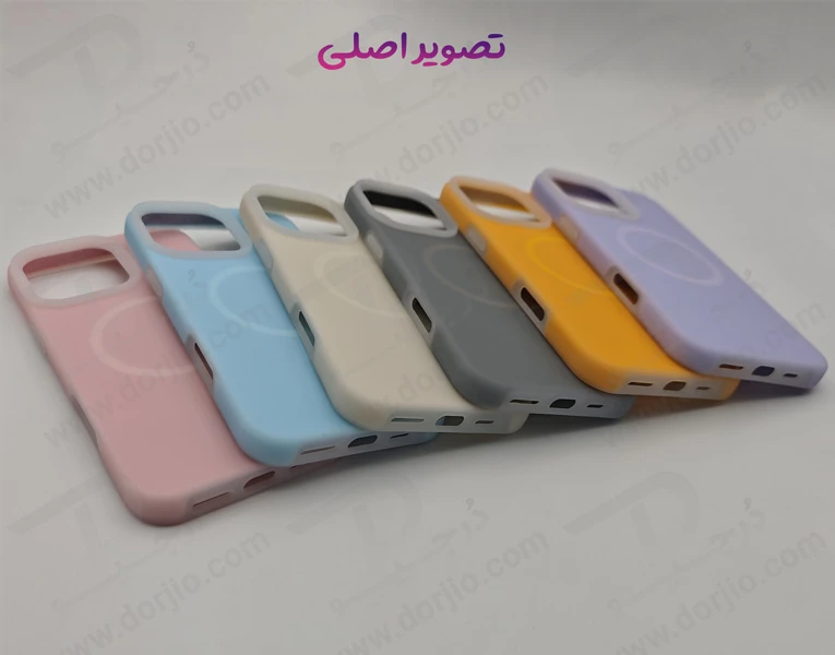 خرید گارد سیلیکونی دو لایه مگ سیف اورجینال iPhone 16 Pro