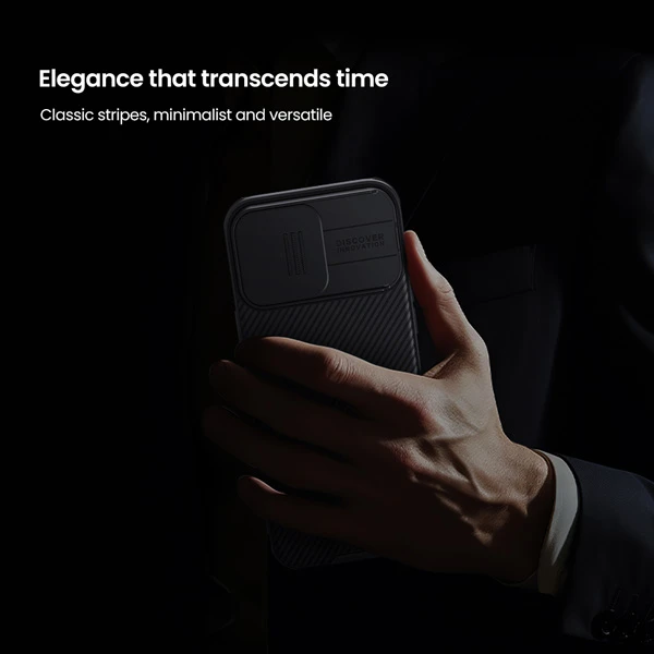 خرید گارد ضد ضربه مگ سیف iPhone 16 Pro Max مارک نیلکین مدل Camshield Pro Magnetic