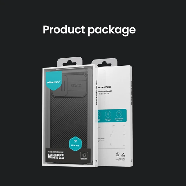 خرید گارد ضد ضربه مگ سیف iPhone 16 مارک نیلکین مدل Camshield Pro Magnetic