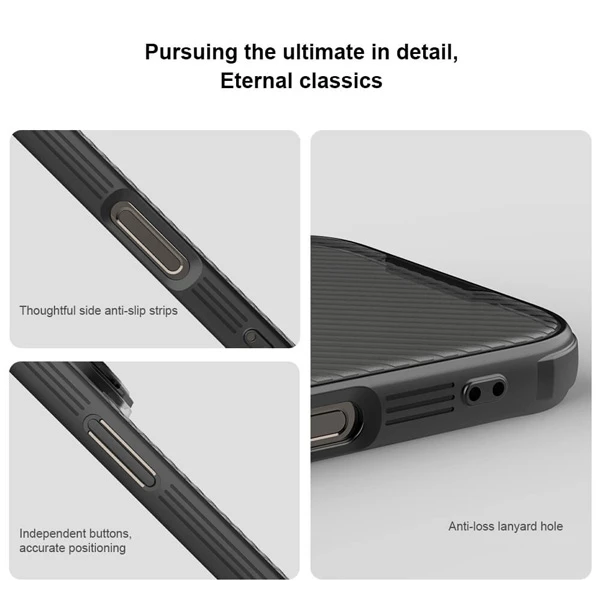 خرید گارد نیمه شفاف کمرا استند iPhone 16 Pro مارک نیلکین مدل Camshield Prop Clear