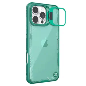 خرید گارد کریستالی استند دار iPhone 16 Pro Max مارک نیلکین مدل Iceblade Prop Frame