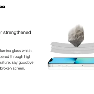 خرید گلس تمام صفحه با ابزار نصب iPhone 13 مارک K-DOO