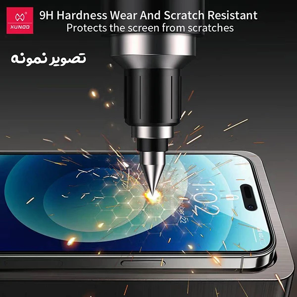 خرید گلس شیشه ای تمام شفاف iPhone 16 با ابزار مخصوص نصب مارک XUNDD سری AXE خرید گلس شیشه ای تمام شفاف iPhone 16 با ابزار مخصوص نصب مارک XUNDD سری AXE