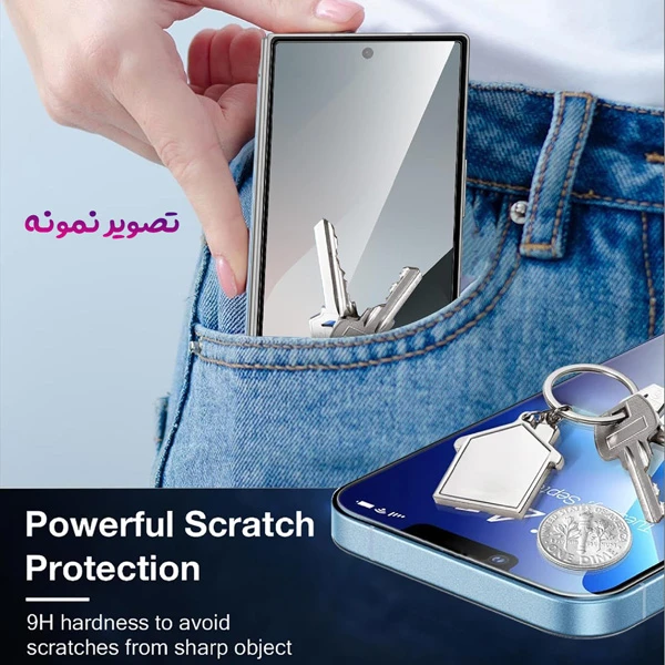 خرید گلس شیشه ای شفاف Samsung Galaxy Z Fold 6 مخصوص صفحه نمایش بیرونی