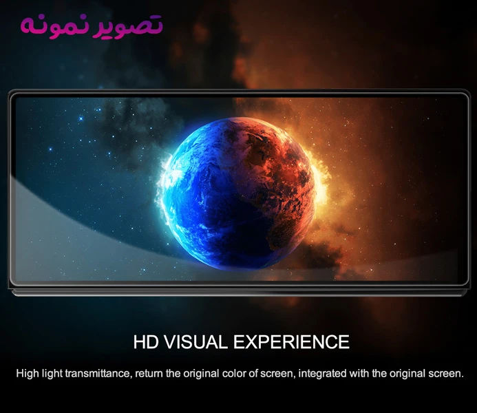 خرید گلس شیشه ای شفاف Samsung Galaxy Z Fold 6 مخصوص صفحه نمایش بیرونی