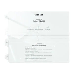 خرید گلس شیشه ای و برچسب صفحه نمایش های Samsung Galaxy Z Fold 6 مارک Green Lion
