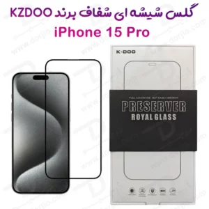 گلس تمام صفحه iPhone 15 Pro مارک K-DOO