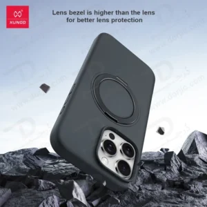 خرید قاب سیلیکونی رینگ استند مگ سیف iPhone 16 Pro مارک XUNDD سری Reno Magnetic Holder
