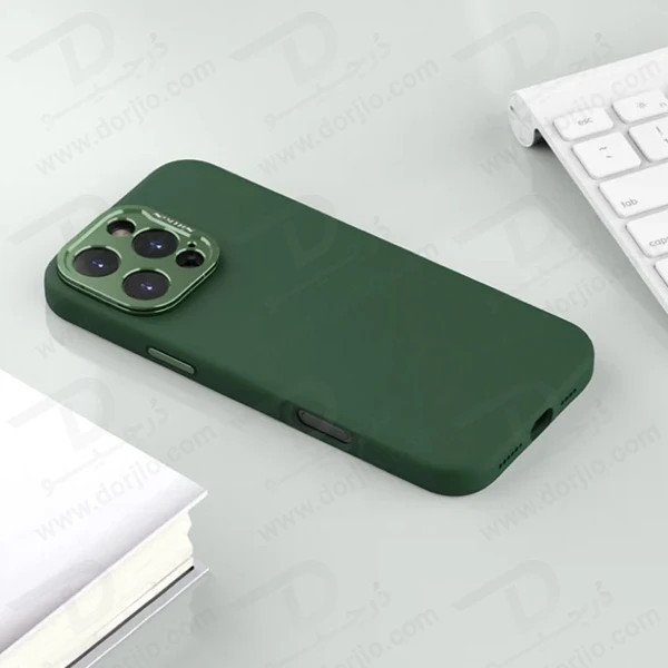 خرید قاب سیلیکونی مگنتی لنز هیبریدی iPhone 16 Pro Max مارک نیلکین مدل Lens Wing Magnetic