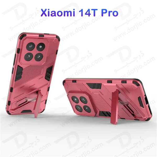 خرید قاب ضد ضربه استند دار Xiaomi 14T Pro مارک LEXOM