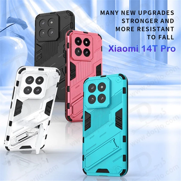 خرید قاب ضد ضربه استند دار Xiaomi 14T Pro مارک LEXOM