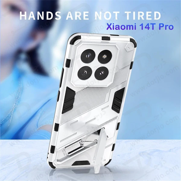 خرید قاب ضد ضربه استند دار Xiaomi 14T Pro مارک LEXOM