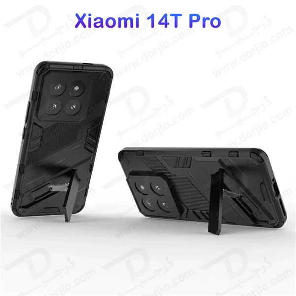 خرید قاب ضد ضربه استند دار Xiaomi 14T Pro مارک LEXOM