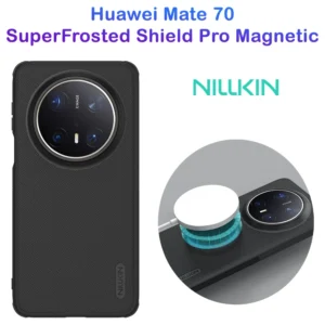 قاب ضد ضربه مگنتی Huawei Mate 70 مارک نیلکین مدل Super Frosted Shield Pro Magnetic